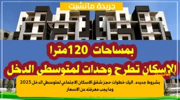 بشروط جديدة.. إليك خطوات حجز شقق الإسكان الاجتماعي لمتوسطي الدخل 2025 وما يجب معرفته عن الأسعار 1